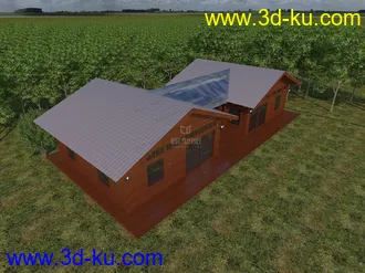 3D打印模型木屋的图片