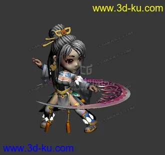 3D打印模型一套完整动作的图片