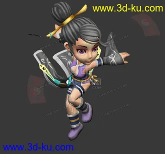 3D打印模型一套完整动作的图片