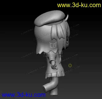 3D打印模型以前做的bili娘  哔哩哔哩娘的图片