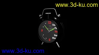 3D打印模型闹钟一枚的图片