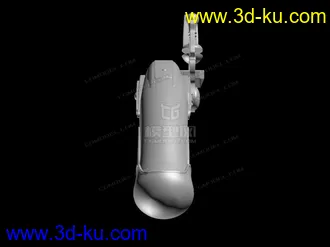 3D打印模型一把燧发枪，以前做的，未塌陷的图片