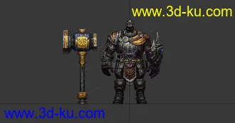 3D打印模型铁锤男的图片