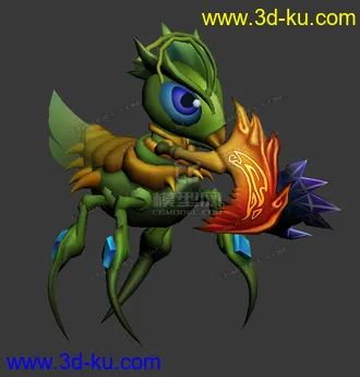 3D打印模型一套完整动作的图片