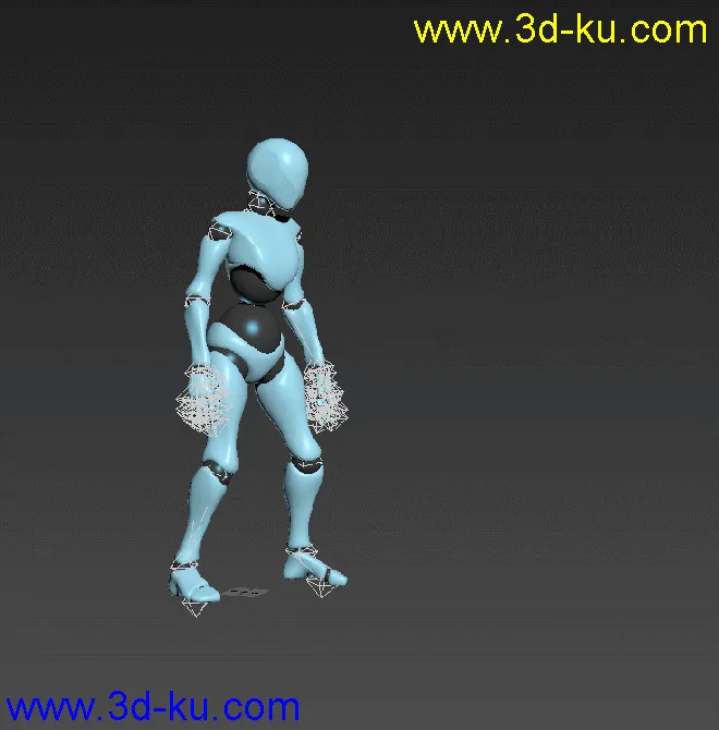 人物倒地 被击倒 动画 绑定 FBX 下载模型的图片1