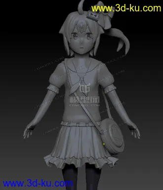 3D打印模型bili娘重置 哔哩哔哩娘的图片