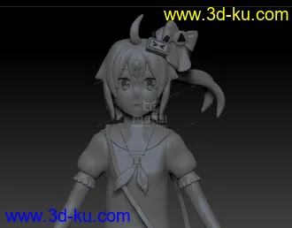 3D打印模型bili娘重置 哔哩哔哩娘的图片