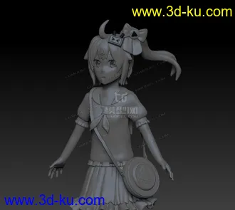 3D打印模型bili娘重置 哔哩哔哩娘的图片