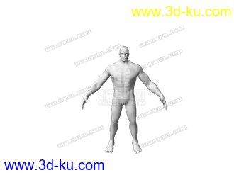 3D打印模型肌肉男的图片