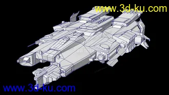 3D打印模型科幻战舰的图片