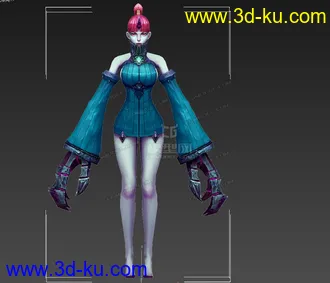 3D打印模型新人 手绘一妹子 混点积分的图片