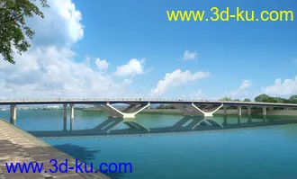 大桥 模型下载 max的图片