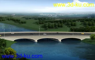 大桥 模型下载 max的图片