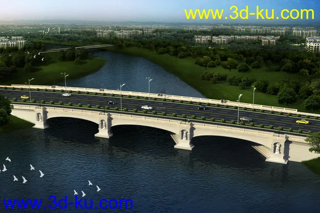 大桥 模型下载 max的图片2