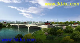 大桥 模型下载 max的图片