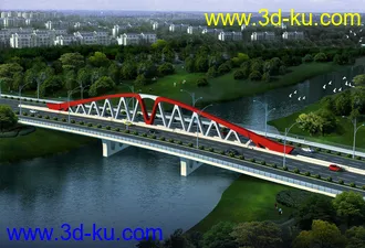 大桥 模型下载 max的图片