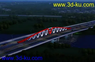 大桥 模型下载 max的图片