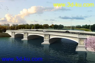 大桥 模型下载 max的图片