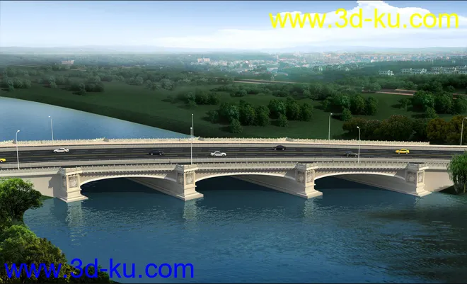 大桥 模型下载 max的图片9