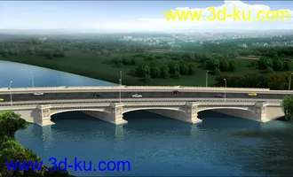 大桥 模型下载 max的图片