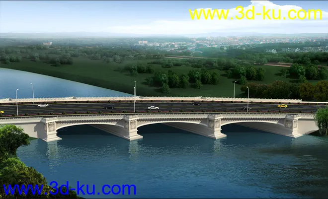 大桥 模型下载 max的图片10