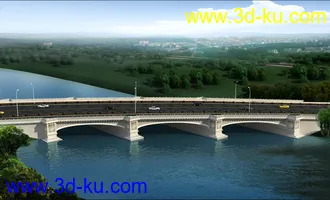 大桥 模型下载 max的图片