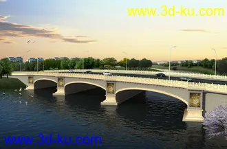 大桥 模型下载 max的图片