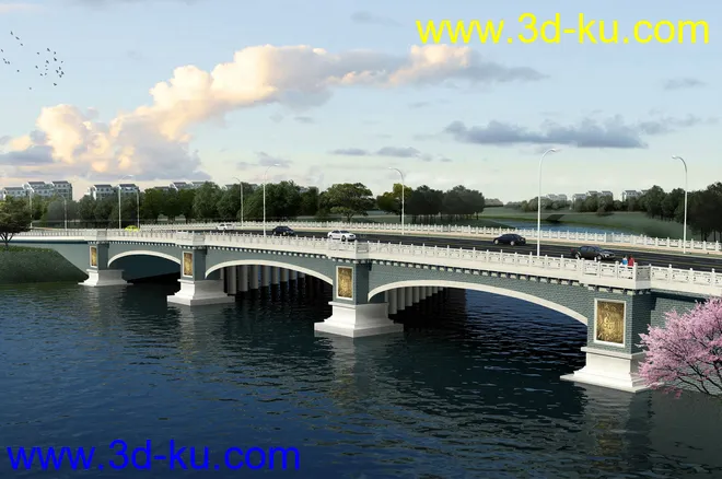 大桥 模型下载 max的图片12