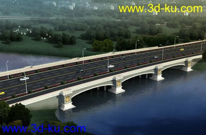 大桥 模型下载 max的图片13