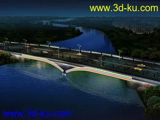 大桥 模型下载 max的图片