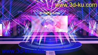 3D打印模型演唱会舞美设计的图片