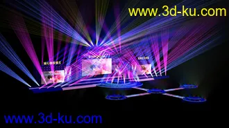 3D打印模型演唱会舞美设计的图片