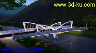大桥 模型下载 max的图片