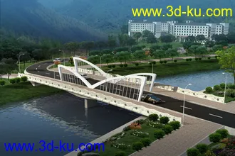 大桥 模型下载 max的图片