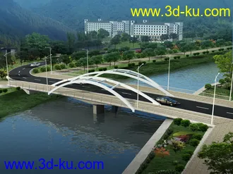 大桥 模型下载 max的图片