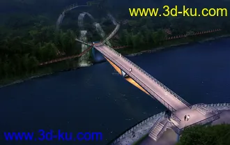 大桥 模型下载 max的图片