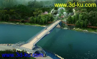 大桥 模型下载 max的图片