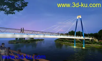 大桥 模型下载 max的图片
