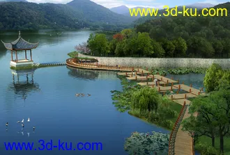 大桥 模型下载 max的图片