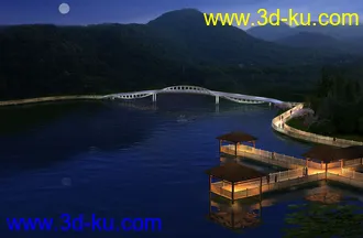 大桥 模型下载 max的图片