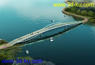 大桥 模型下载 max的图片
