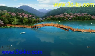 大桥 模型下载 max的图片