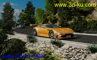 3D打印模型赛车模拟现实渲染的图片