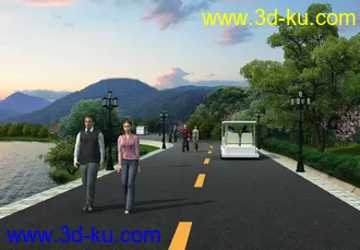 大桥 模型下载 max的图片