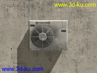3D打印模型空调 机器的图片