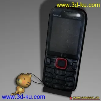 3D打印模型手机带挂件带贴图的图片
