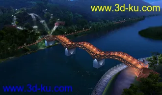 大桥 模型下载 max的图片