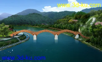 大桥 模型下载 max的图片