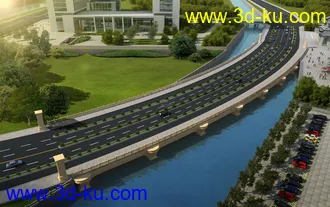 大桥 模型下载 max的图片