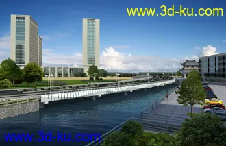 大桥 模型下载 max的图片